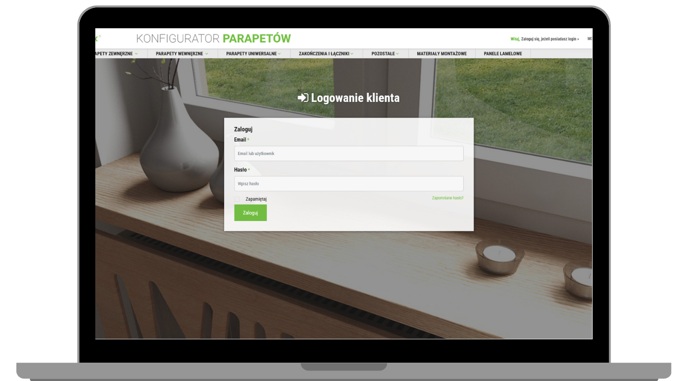 platforma dla kontrahentow b2b parapety